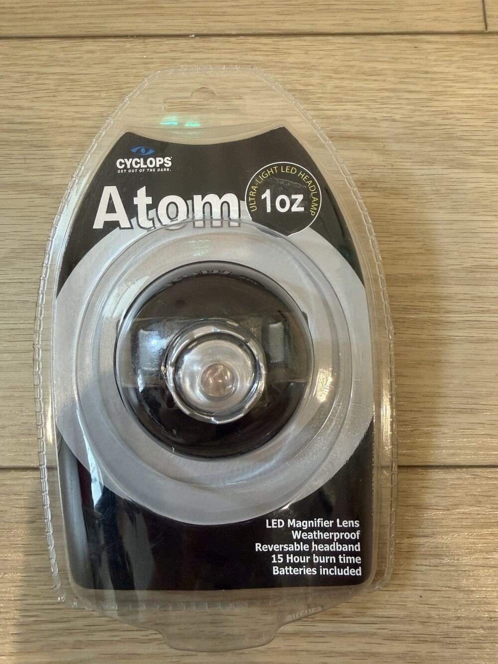 Atom Cyclops LED Headlamp New Hybrid Design 1oz Ultra Lightweight